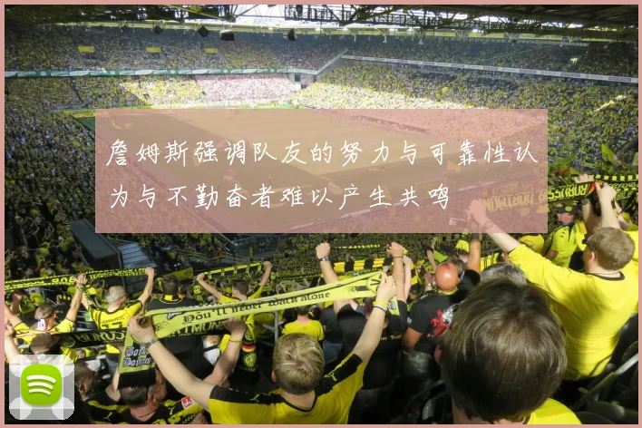 詹姆斯强调队友的努力与可靠性认为与不勤奋者难以产生共鸣